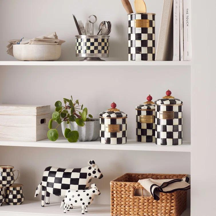 MacKenzie-Childs Courtly Check® Canister