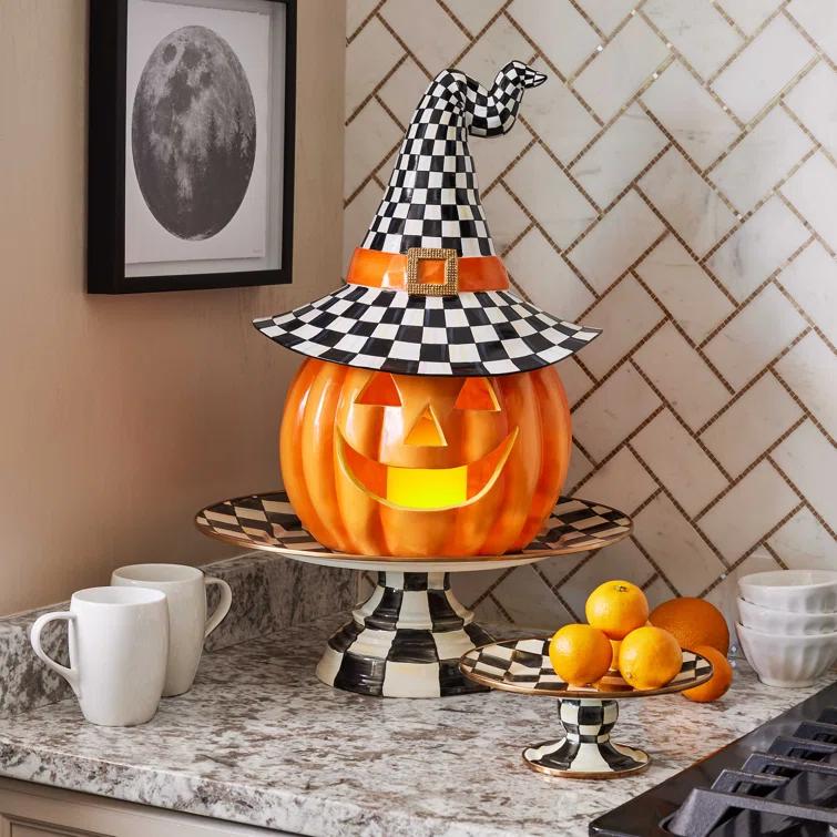 MacKenzie-Childs Courtly Check® Pedestal Platter