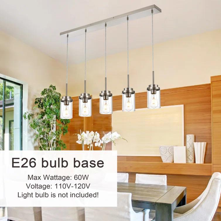 Latitude Run® Lizvet 5 - Light Kitchen Island Pendant