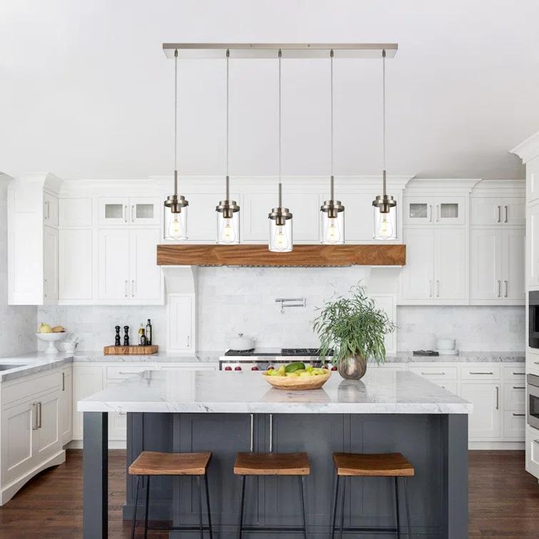 Latitude Run® Lizvet 5 - Light Kitchen Island Pendant