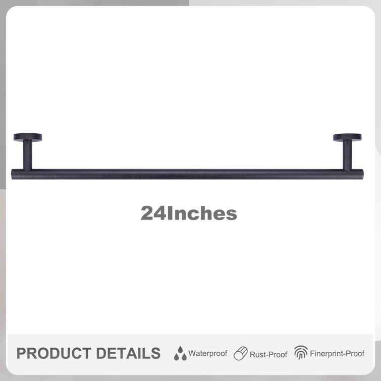 24 Inch Wall Mounted Towel Bar