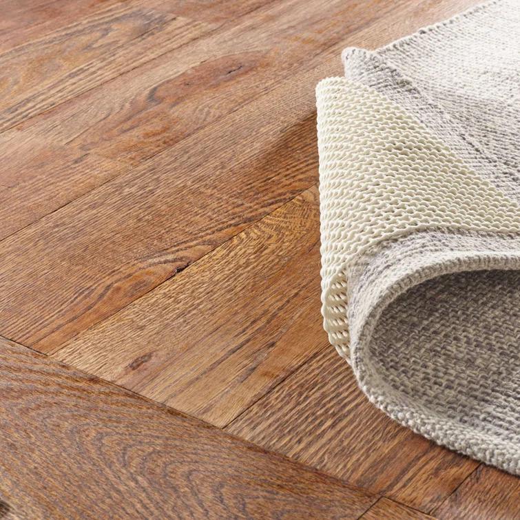 White PVC-Coated Polyester Non-Slip Rug Pad 9' x 12'