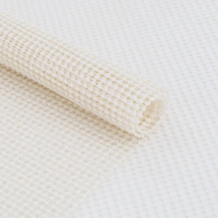 White PVC-Coated Polyester Non-Slip Rug Pad 9' x 12'