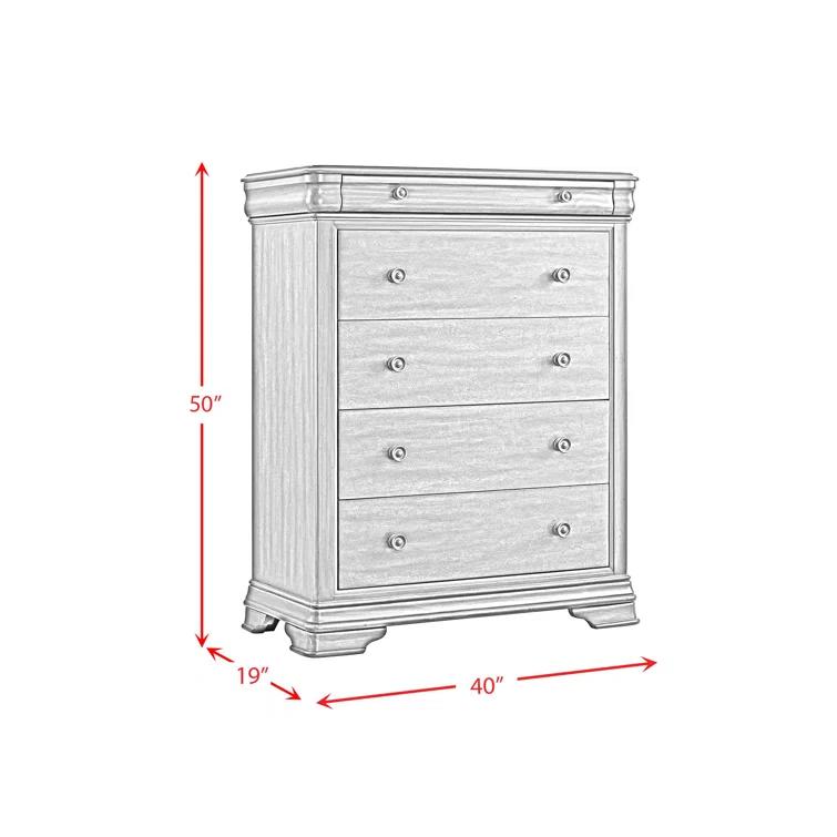 Picket House Furnishings Stark 5PC Bedroom Set In Cherry