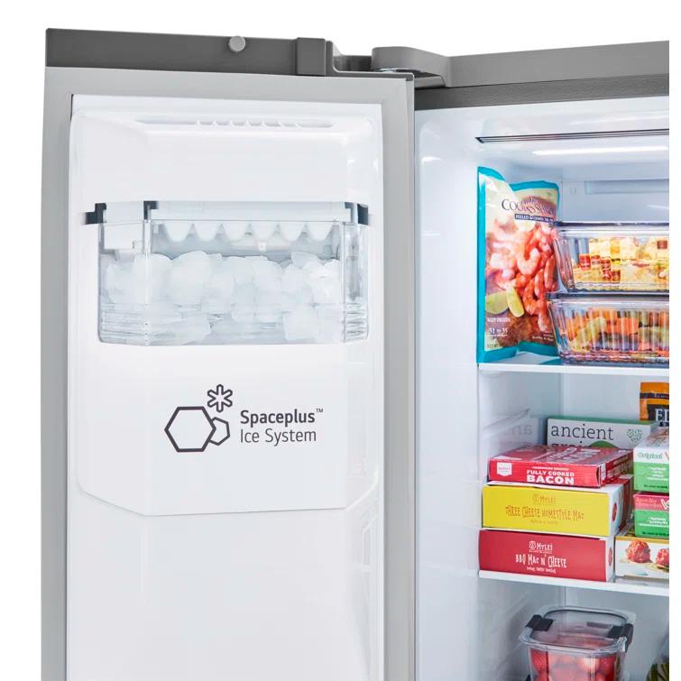 LG 23 Cu. Ft. Side-By-Side Counter-Depth Refrigerator With Smooth Touch Dispenser LRSXC2306S