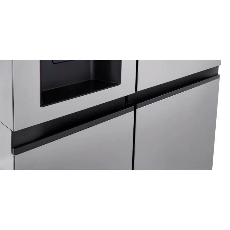 LG 23 Cu. Ft. Side-By-Side Counter-Depth Refrigerator With Smooth Touch Dispenser LRSXC2306S