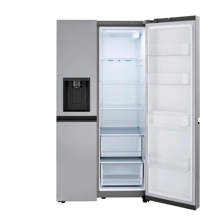 LG 23 Cu. Ft. Side-By-Side Counter-Depth Refrigerator With Smooth Touch Dispenser LRSXC2306S
