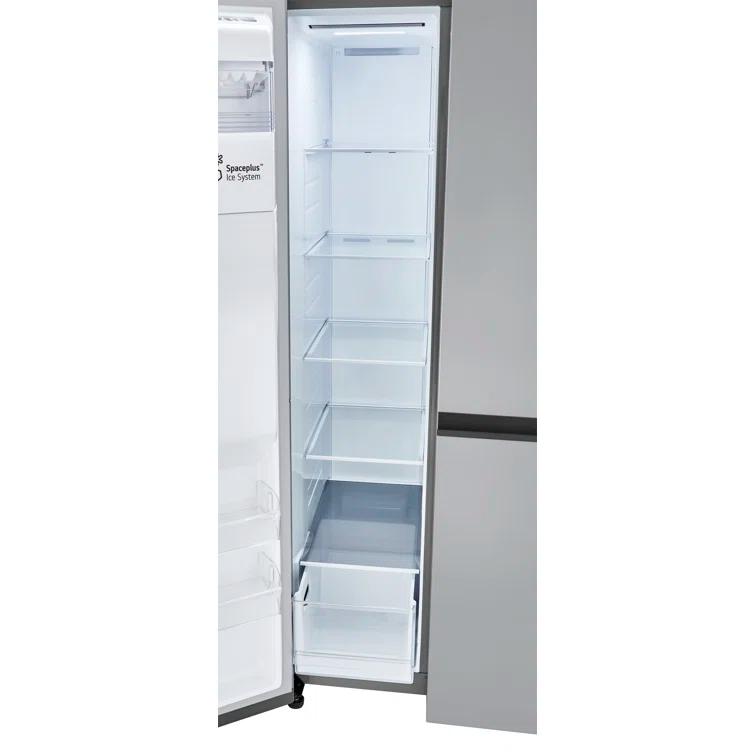 LG 23 Cu. Ft. Side-By-Side Counter-Depth Refrigerator With Smooth Touch Dispenser LRSXC2306S