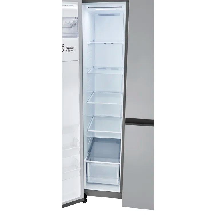 LG 23 Cu. Ft. Side-By-Side Counter-Depth Refrigerator With Smooth Touch Dispenser LRSXC2306S
