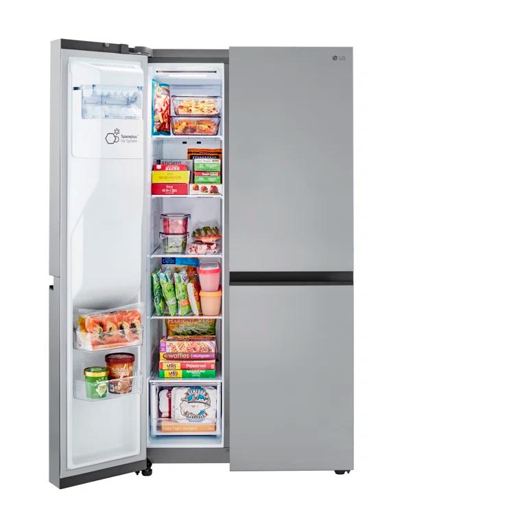 LG 23 Cu. Ft. Side-By-Side Counter-Depth Refrigerator With Smooth Touch Dispenser LRSXC2306S