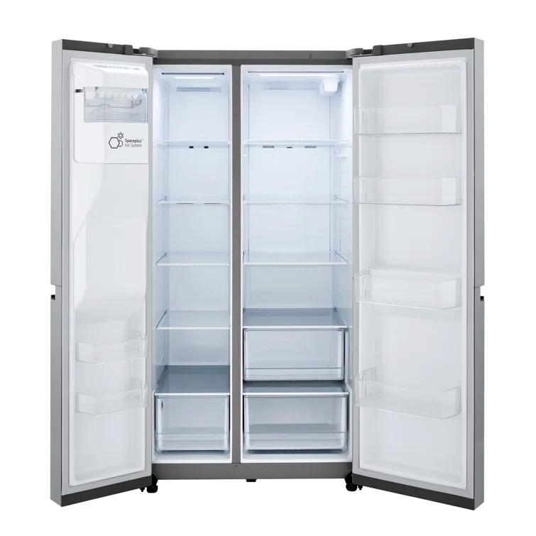 LG 23 Cu. Ft. Side-By-Side Counter-Depth Refrigerator With Smooth Touch Dispenser LRSXC2306S
