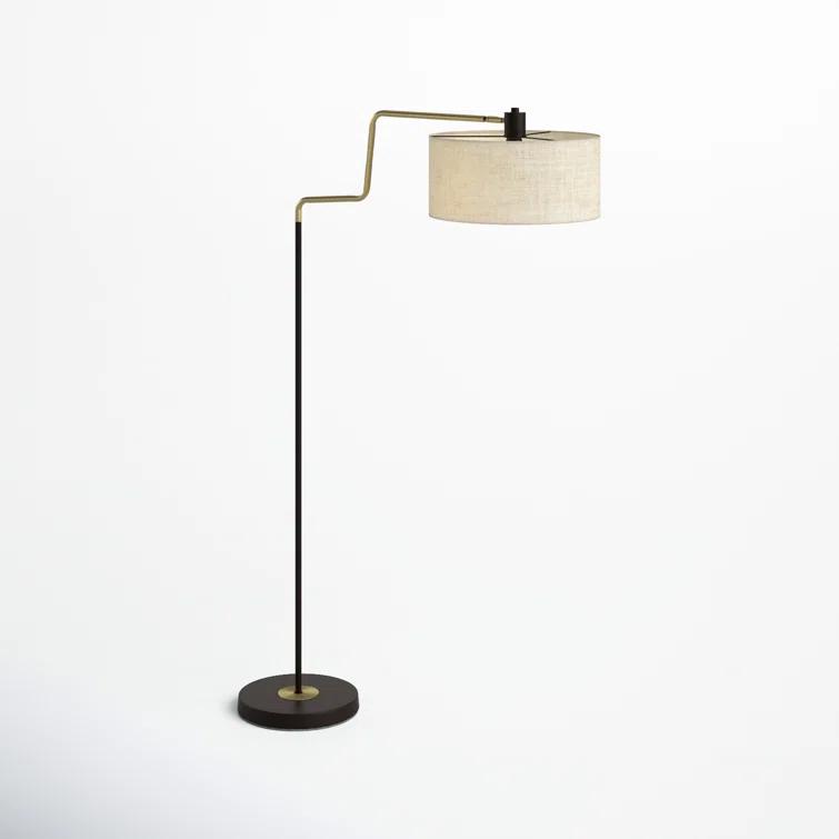 Wenham 57'' Swing Arm Floor Lamp