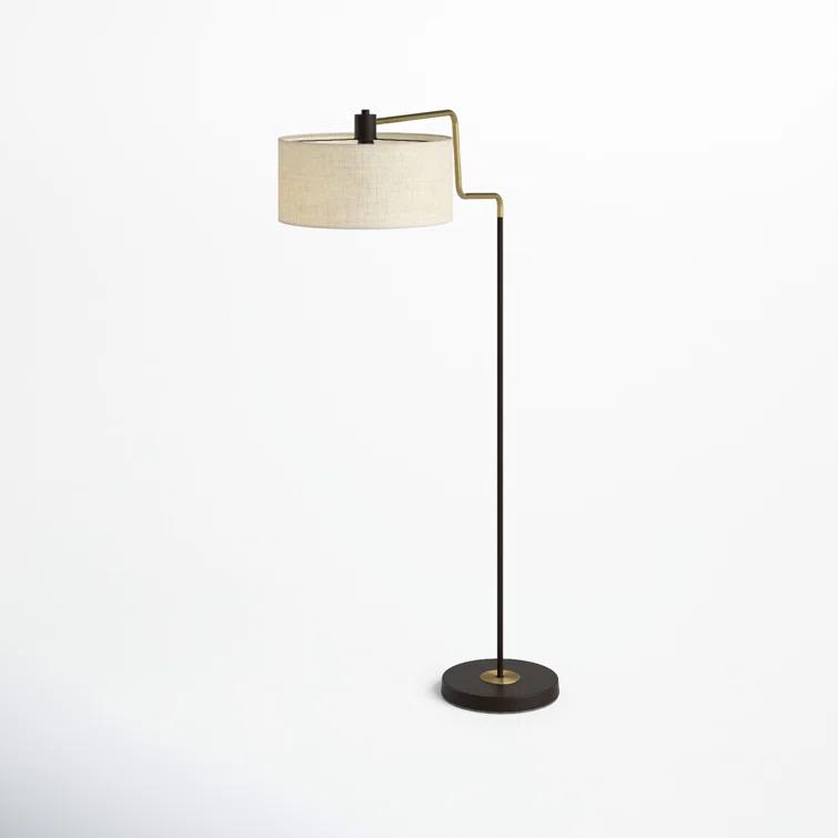 Wenham 57'' Swing Arm Floor Lamp