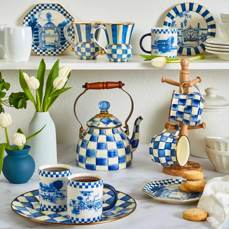 MacKenzie-Childs Royal Check® Tea Kettle