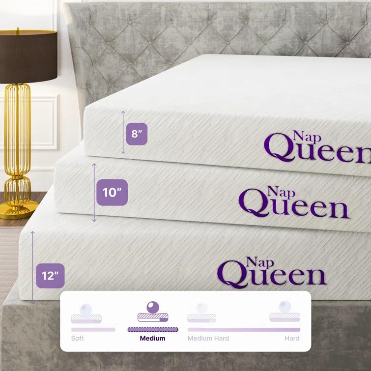 10'' Elizabeth, Cooling Gel Infused Memory Foam Mattress