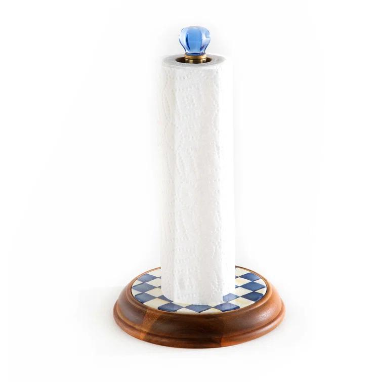 MacKenzie-Childs Wood Paper Towel Holder