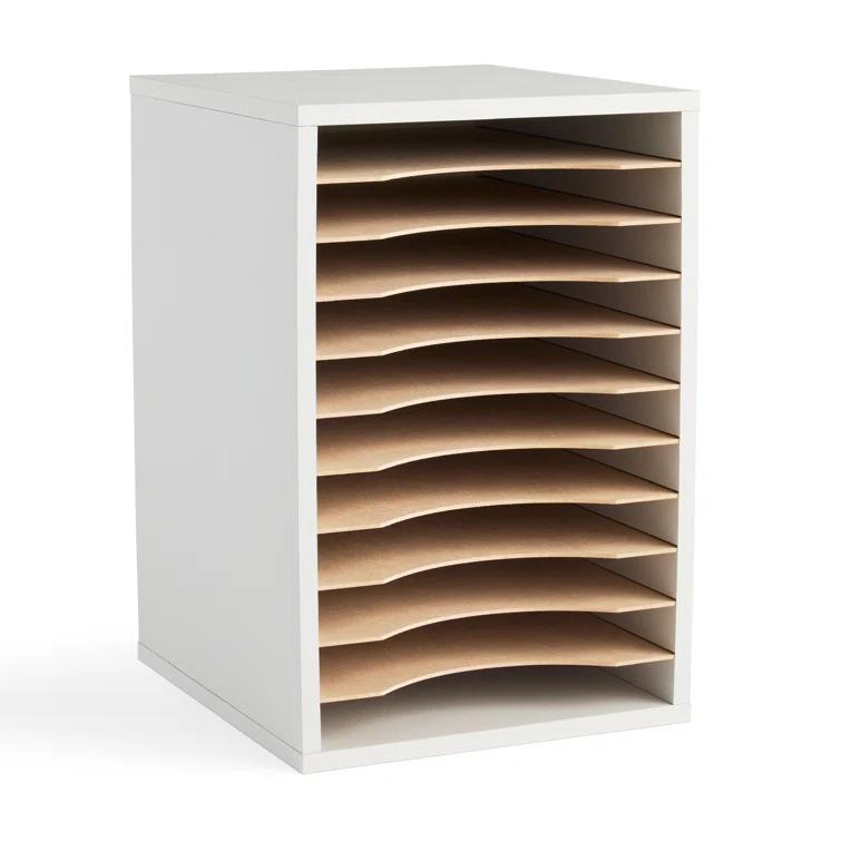 Literature Desktop Organizer With 11 Compartments