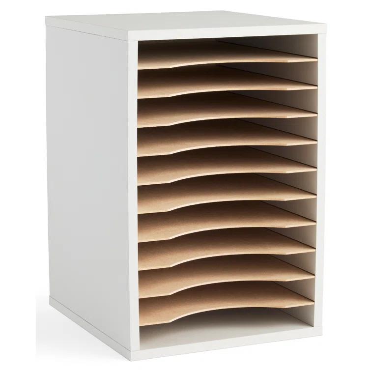 Literature Desktop Organizer With 11 Compartments
