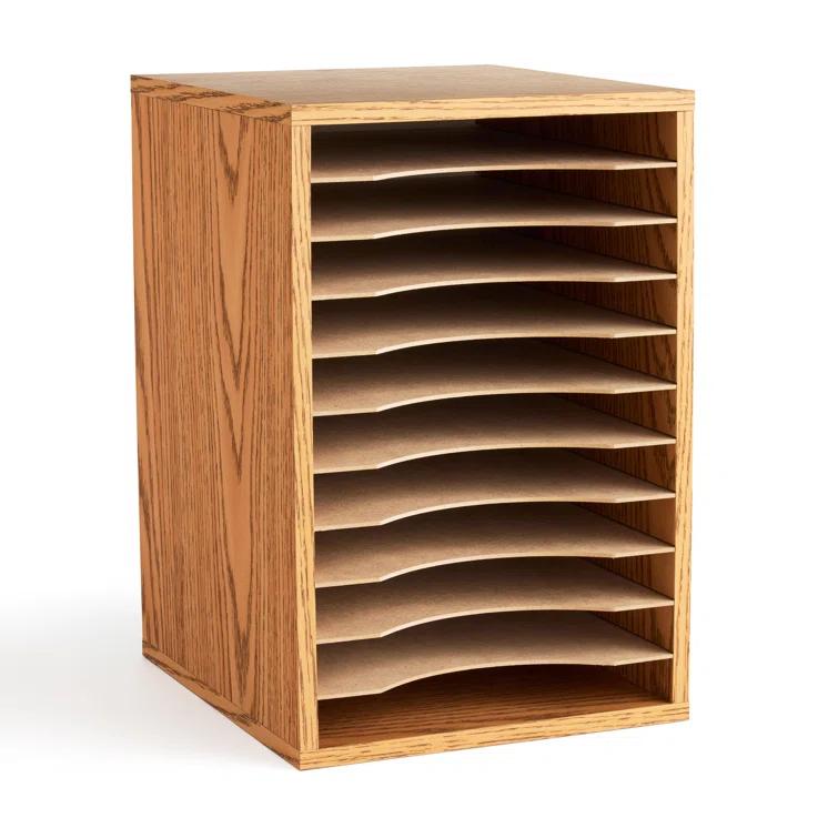 Literature Desktop Organizer With 11 Compartments