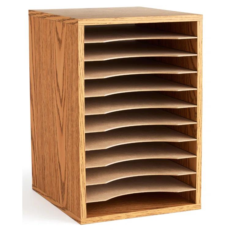 Literature Desktop Organizer With 11 Compartments