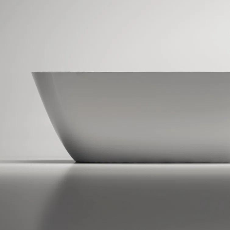 Lussari 60" x 28" Freestanding Soaking Bathtub