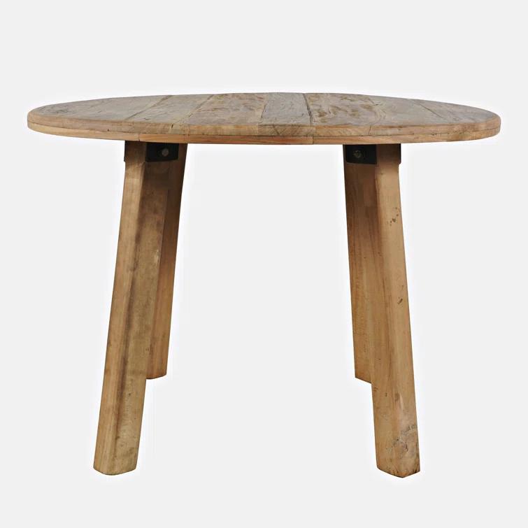 Tureka 4 - Person Solid Wood Solid Wood Top Four Leg Dining Set