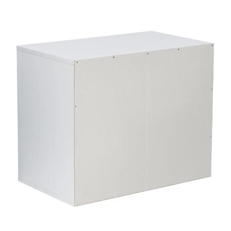 Wood Adjustable-Compartment Literature Organizer (Desktop)