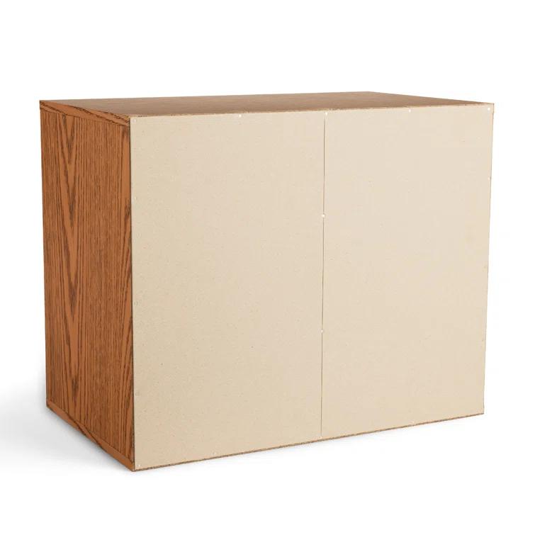 Wood Adjustable-Compartment Literature Organizer (Desktop)