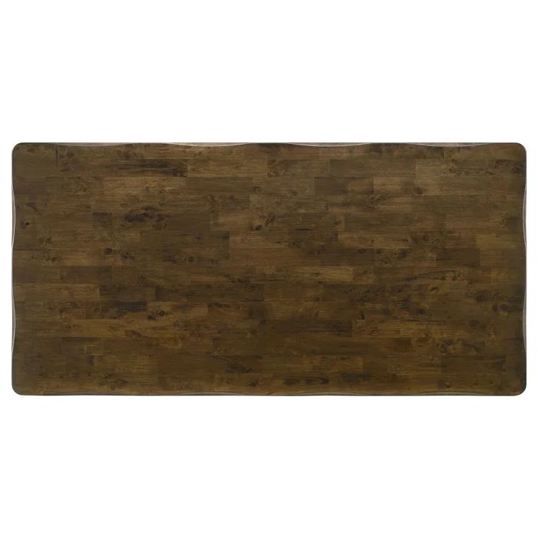 Millwood Pines Domen X-Shaped Dining Table Knotty Nutmeg | Wayfair