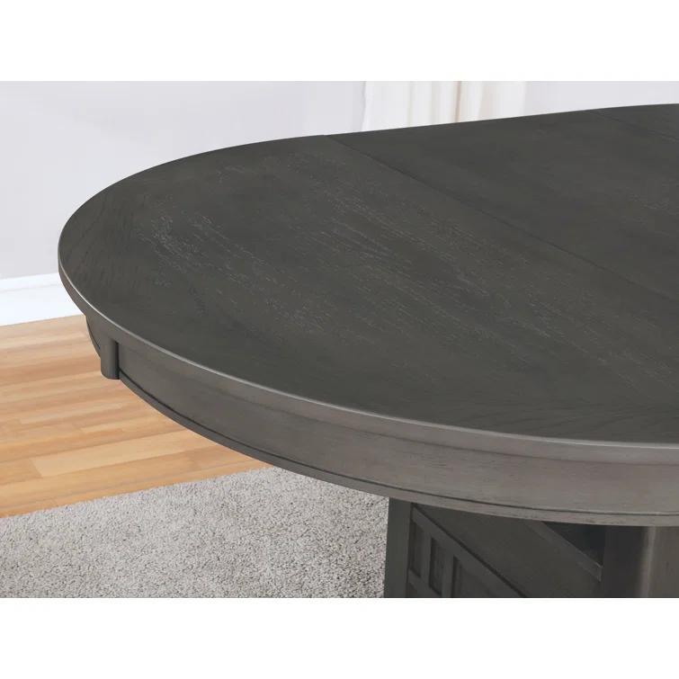 Damian 5-Piece Dining Set Medium Grey