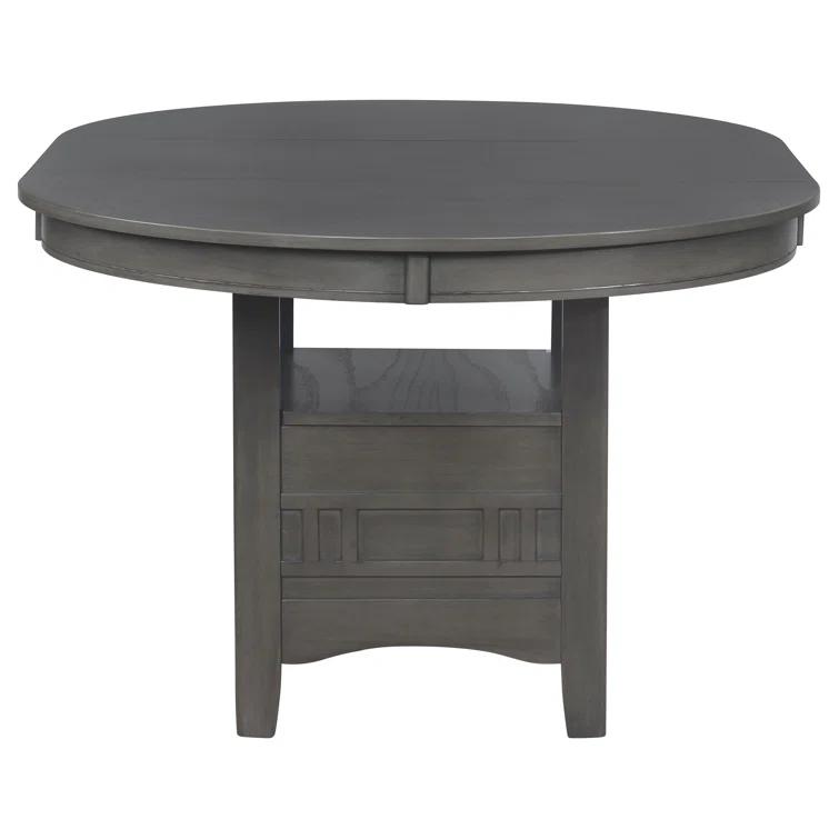 Damian 5-Piece Dining Set Medium Grey