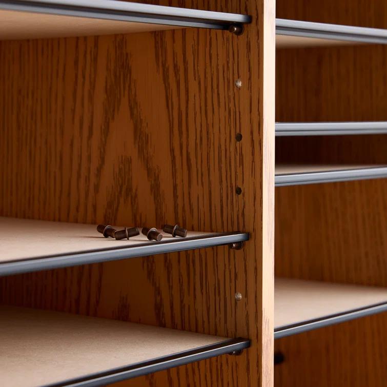 Small Adjustable-Compartment Literature Organizer