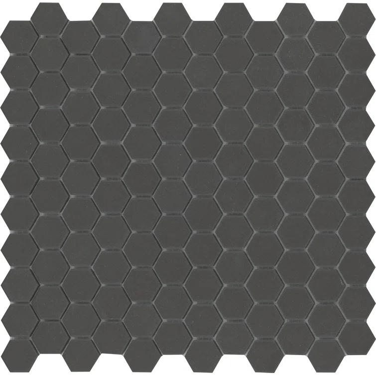 Source™ 11" x 11" Porcelain Honeycomb Mosaic Tile