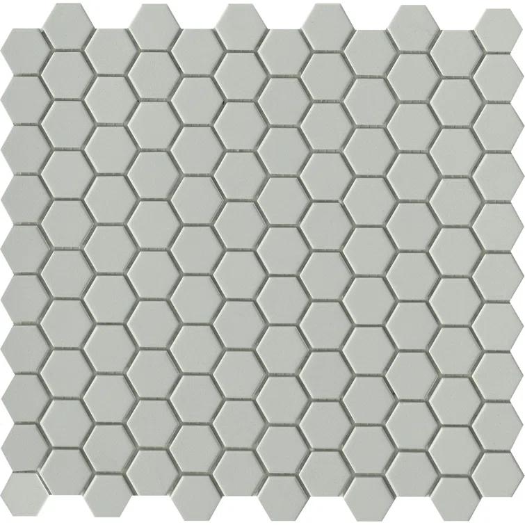 Source™ 1" x 1" Beveled Porcelain Honeycomb Mosaic Wall & Floor Tile