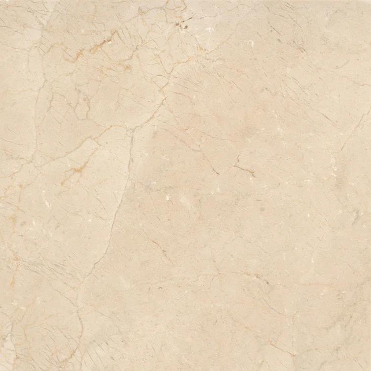 Crema Marfil 18" x 18" Marble Look Wall & Floor Tile