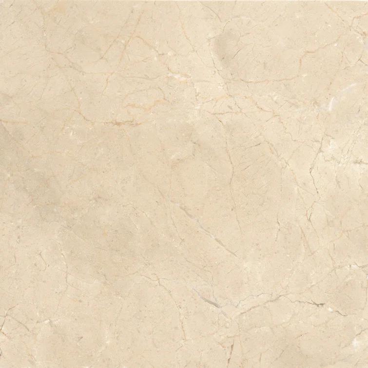 Crema Marfil 18" x 18" Marble Look Wall & Floor Tile