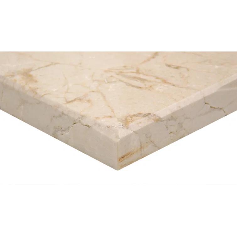 Crema Marfil 18" x 18" Marble Look Wall & Floor Tile