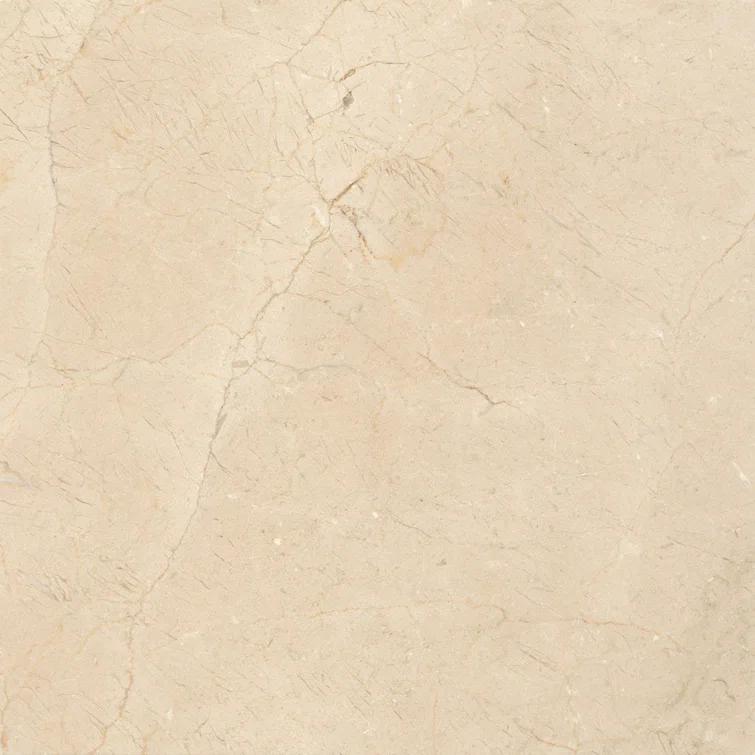 Crema Marfil 18" x 18" Marble Look Wall & Floor Tile