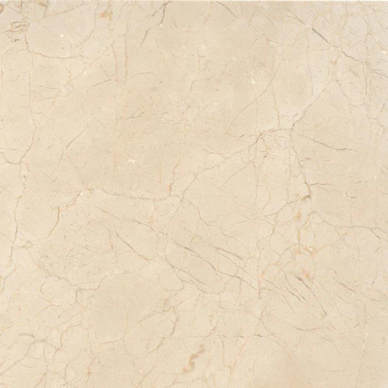 Crema Marfil 18" x 18" Marble Look Wall & Floor Tile