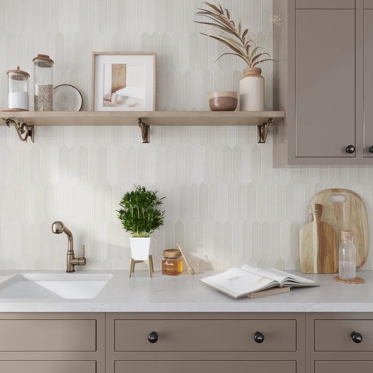 Apollo Tile Piquet 2'' W x 10'' L Ceramic Singular Tile