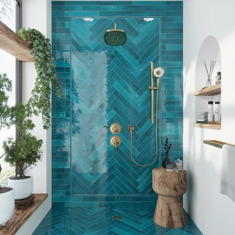 2.56'' W x 15.75'' L Ceramic Subway Singular Tile