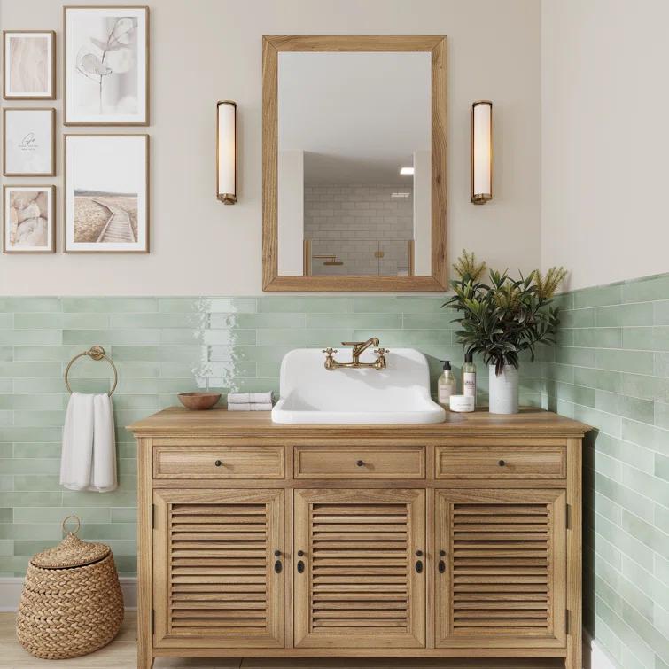 2.56'' W x 15.75'' L Ceramic Subway Singular Tile