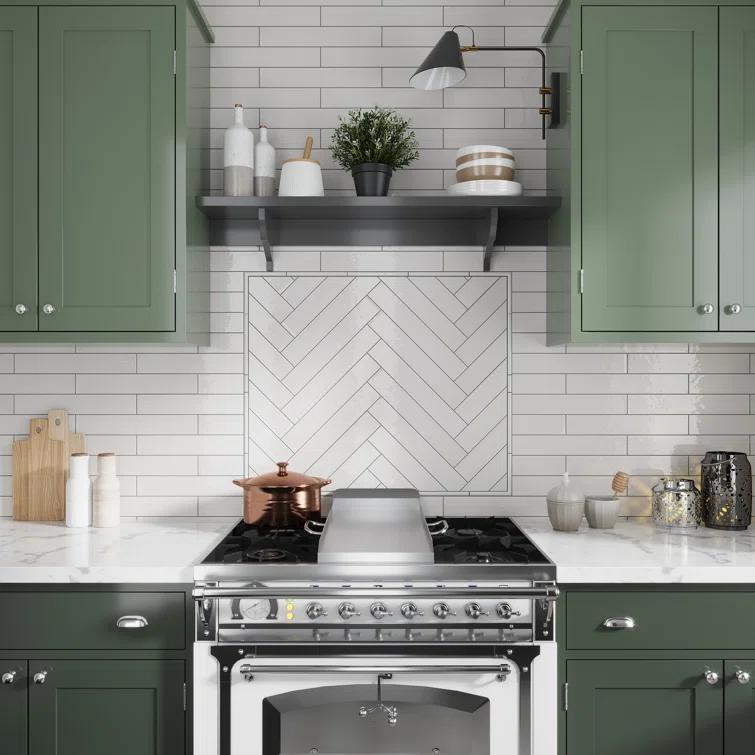 2.56'' W x 15.75'' L Ceramic Subway Singular Tile