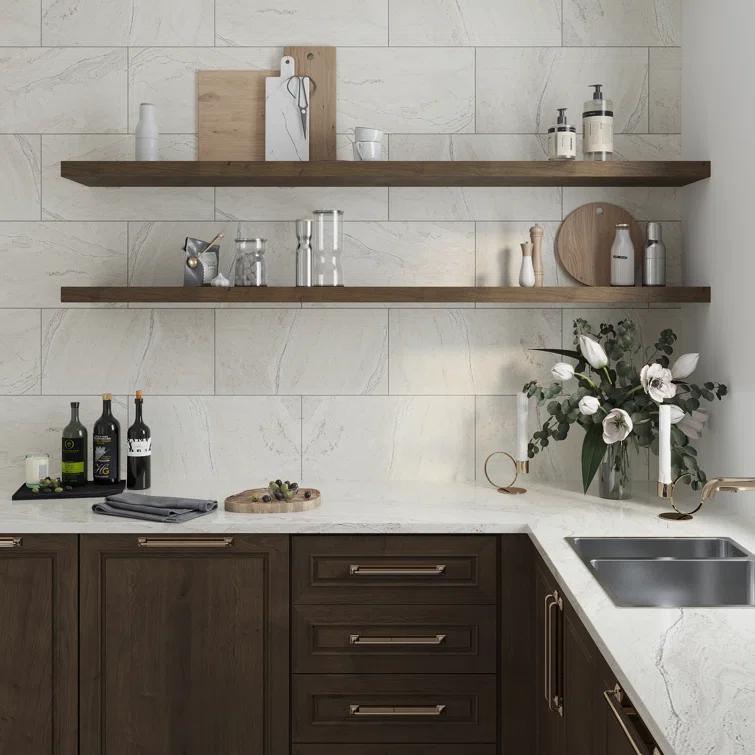 Splendor 11.81'' W x 23.62'' L Porcelain Singular Tile