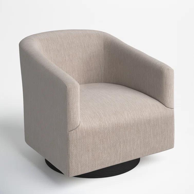 Donovan Upholstered Swivel Barrel Chair