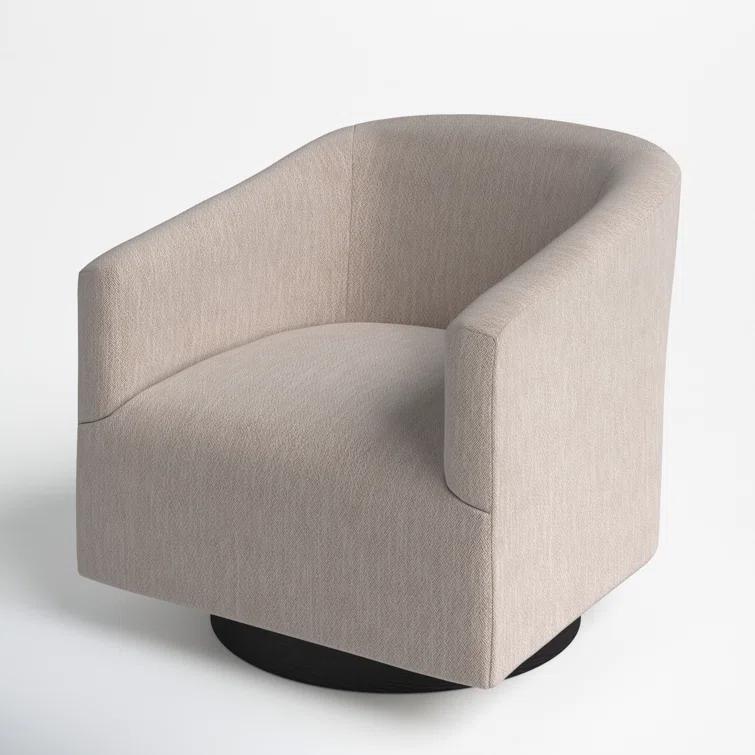 Donovan Upholstered Swivel Barrel Chair
