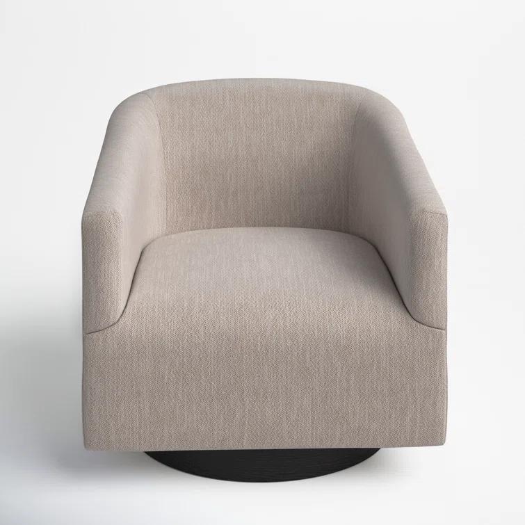 Donovan Upholstered Swivel Barrel Chair