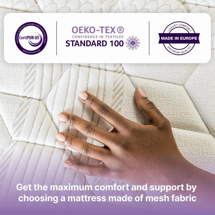 Nap Queen Victoria Hybrid, Cooling Gel Infused Memory Foam and Pocket Spring Mattress