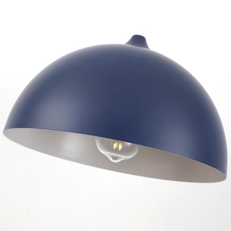 Danialah 1 - Light Industrial Dome Single Pendant with Metal Dome
