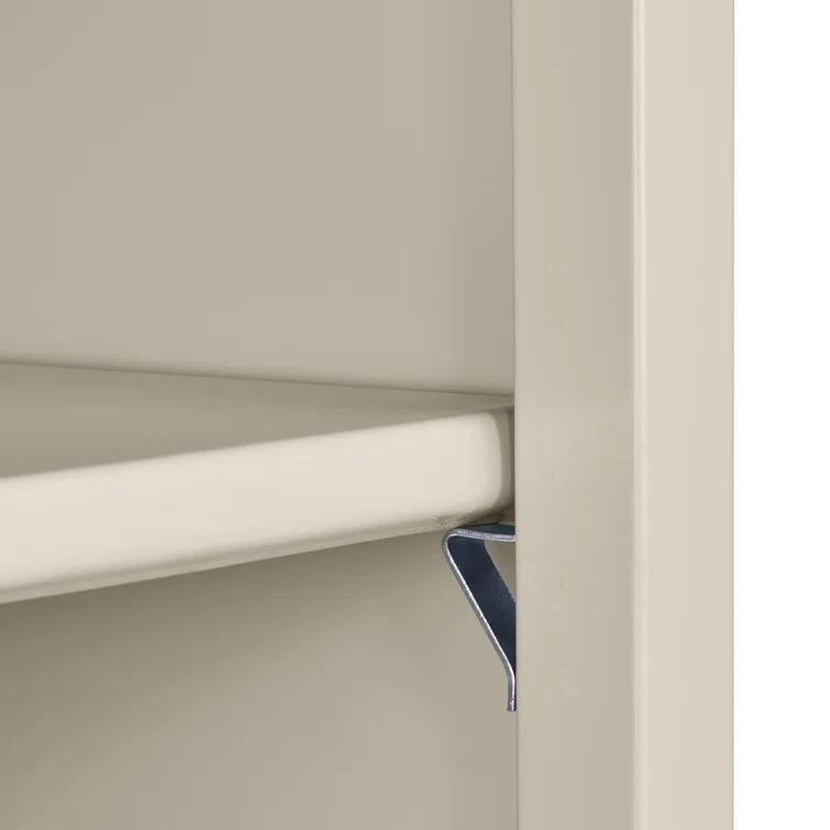 Sandusky Lee 36" W x 18" D x 78" H Steel Mobile Bookcase with 4 Adjustable Shelves by Sandusky